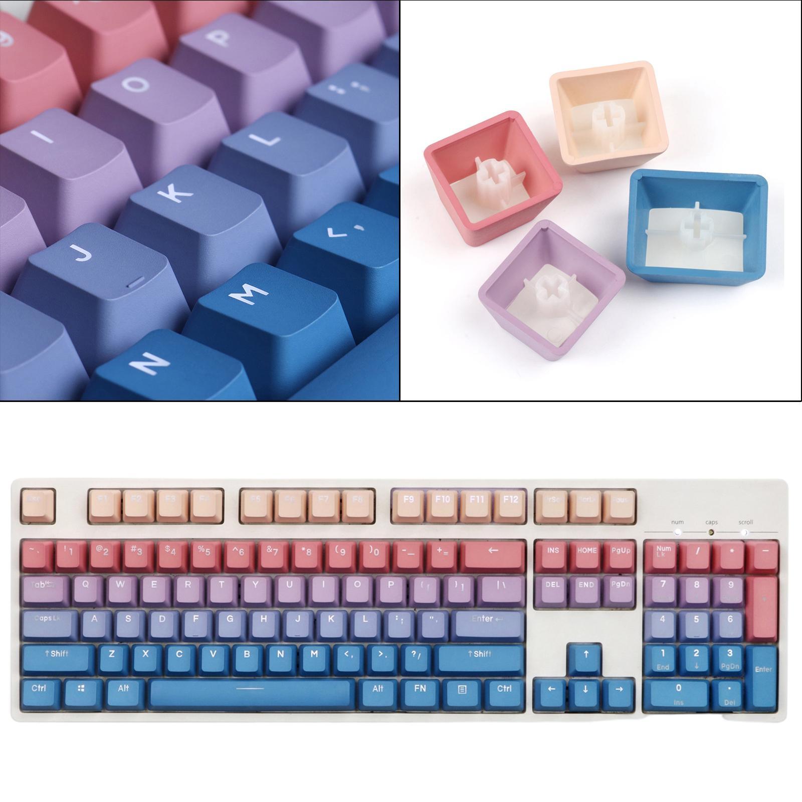 104Key Mechanical Keyboard Keycaps Waterproof Anti-Slip Office Supplies
