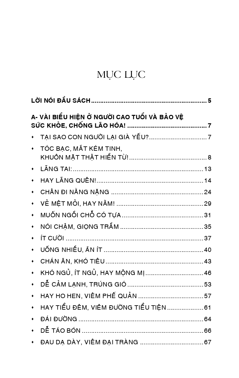 Sức Khỏe, Tâm Tính Người Cao Tuổi