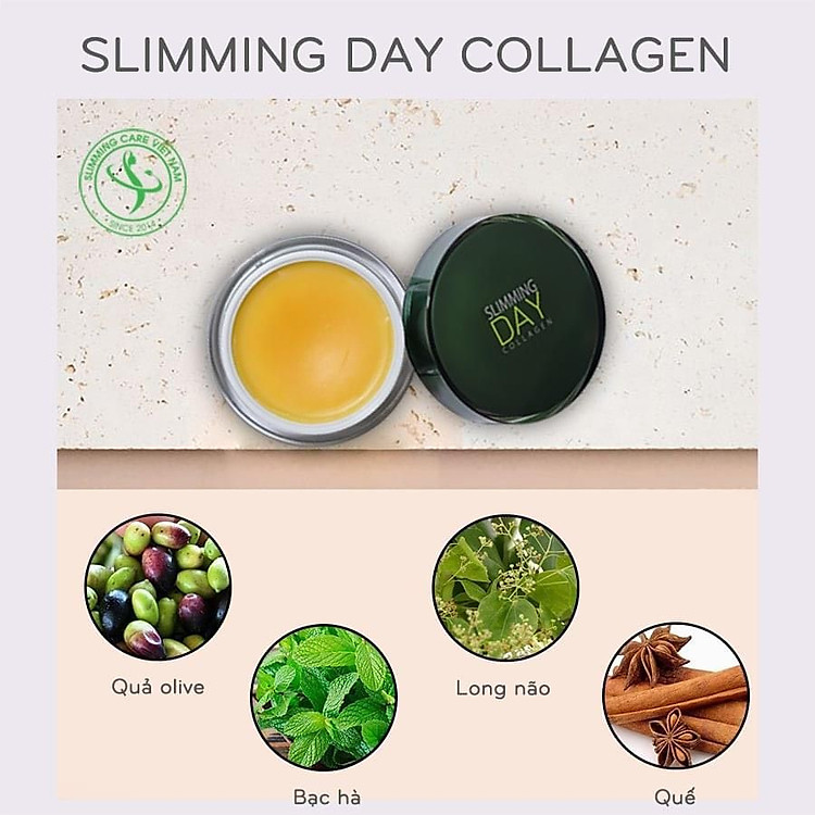 Kem hỗ trợ giảm Slimming Day Collagen có đai nịt dành cho nam và nữ giúp thon gọn cơ thể