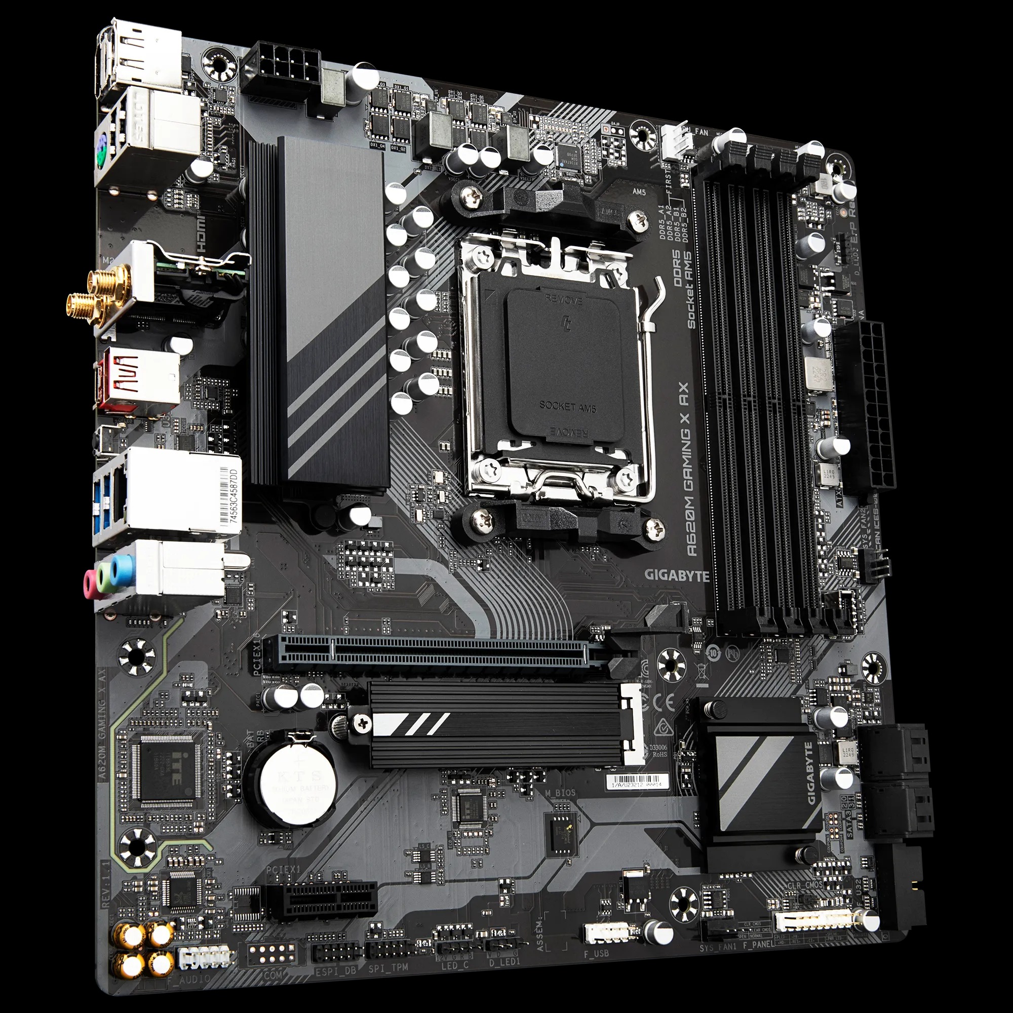 Mainboard Gigabyte A620M GAMING X AX Socket AM5 - Hàng Chính Hãng
