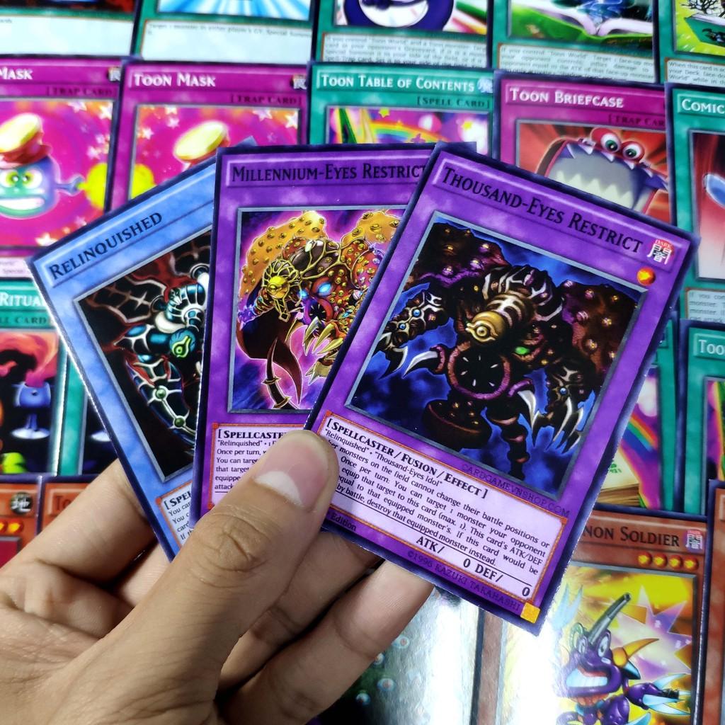 Bộ Bài Yugioh in - 42 lá Deck Maximillion Pegasus Toon