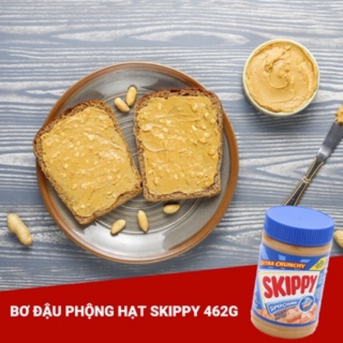 Bơ lạc (đậu phộng) Skippy Peanut Butter Chunky 462g