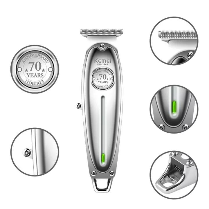 Tông đơ chấn viền Kemei KM 1949 chính hãng đã mài chuốt lưỡi mỏng sát