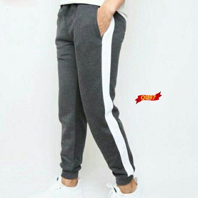 Quần jogger nam 1 sọc có bo chân