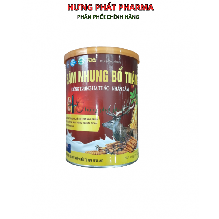 Sữa Bột Sâm Nhung Bổ Thận Đông Trùng Hạ Thảo Nhân Sâm Giúp Bổ Thận Tráng Dương hộp 400g