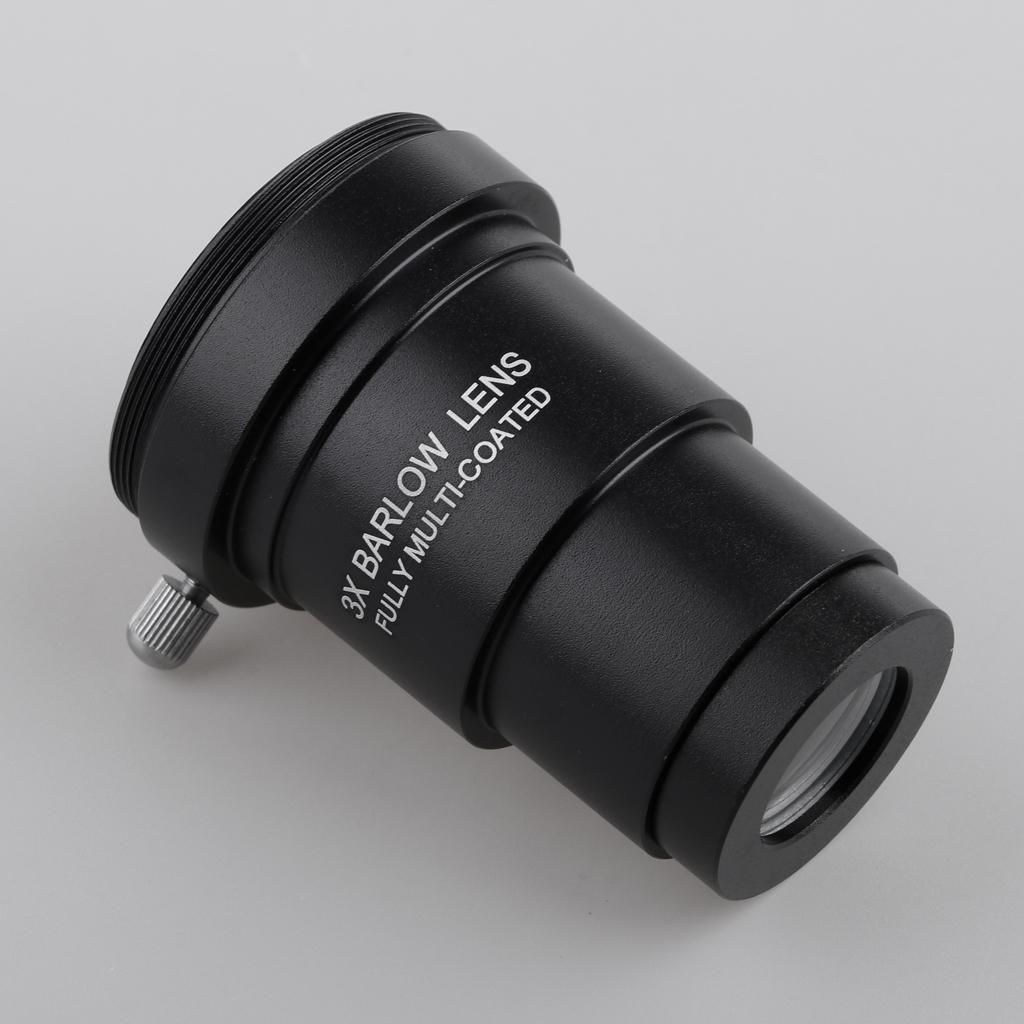 Telescope Accessory Eyepiece 3X Barlow Lens with M42x0.75mm Thread + Filter