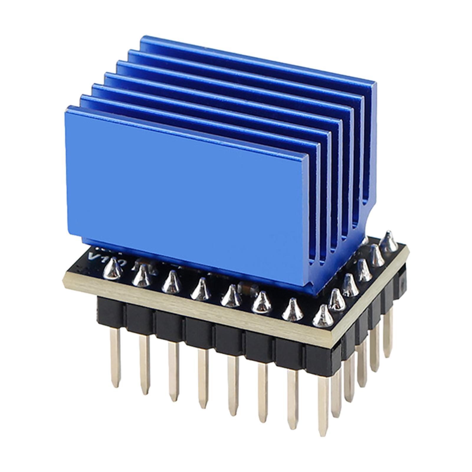 Qhv5160 Stepper Motor Driver, 4.2A, W/ Cooling Heatsink, Printer Parts Accessories, 8-60V Mute Driver High Power Silent