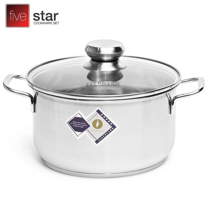 Nồi Inox 3 Đáy Fivestar N16-3DG (16cm) - Hàng Chính Hãng