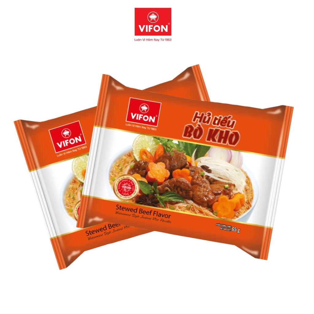 Thùng 30 Hủ Tiếu Bò Kho VIFON (65g/Gói)