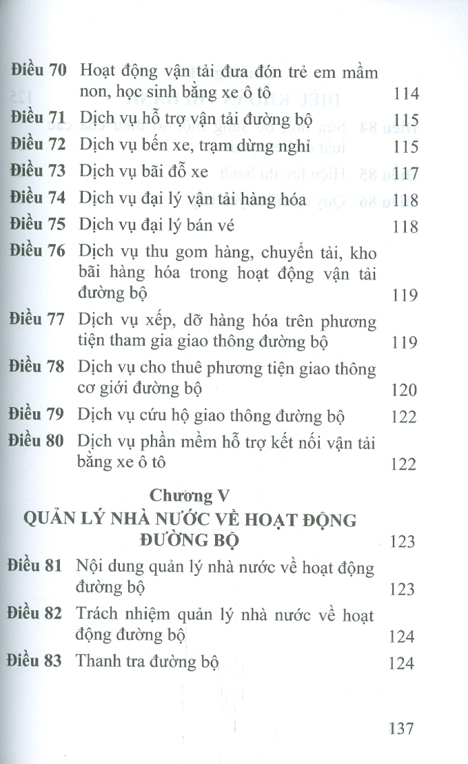 Luật Đường Bộ Năm 2024