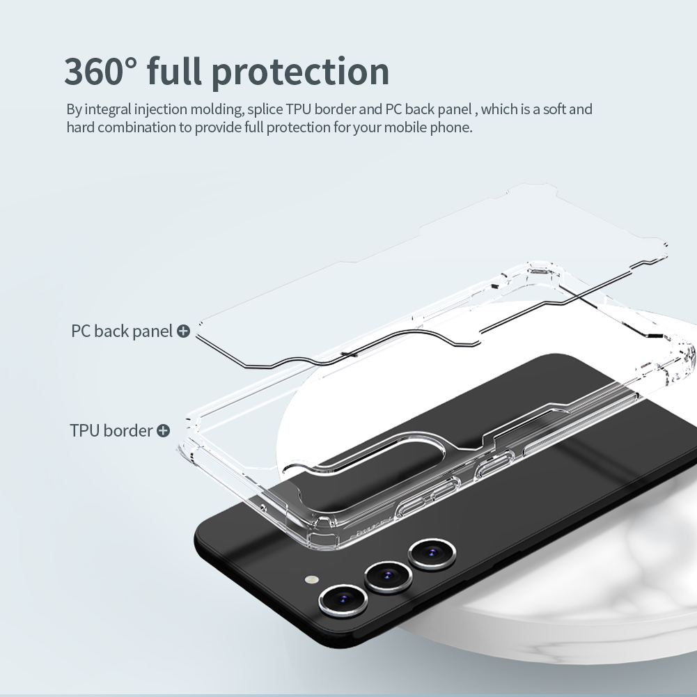 Ốp lưng dành cho Galaxy S23 Plus Nillkin trong suốt- Hàng chính hãng