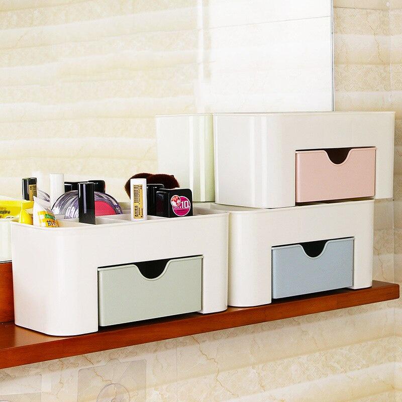 Modern Creative Multi-functional Drawer Type Desktop Storage Box Cosmetic Storage Box Office Kitchen Storage Holder Accessories