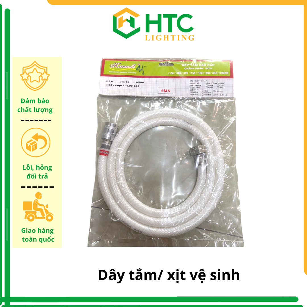 Dây sen tắm,dây xịt vệ sinh nhựa tán thau cao cấp siêu bền