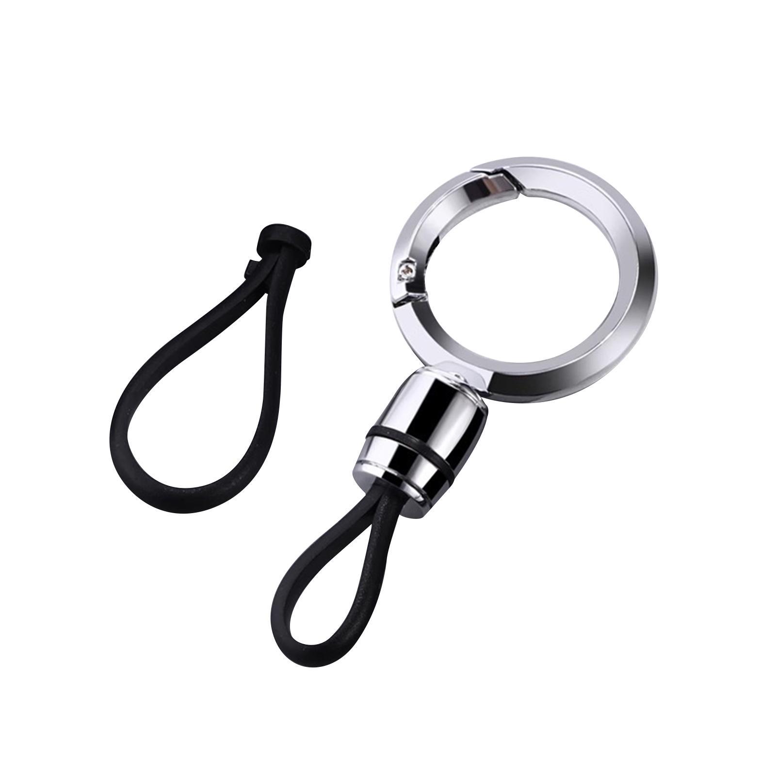 Car Fob Keychain Motorcycle Keychain Anti Lost Universal Key Fob Holder Business Keychain Metal Keyring for Men and Women Keys Backpack