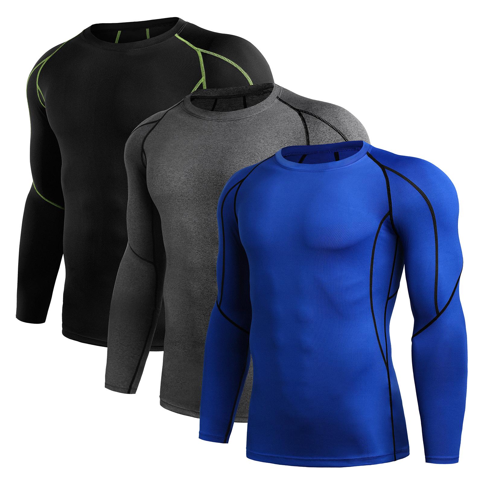 Áo thể thao nam tay dài vải thoáng khí, năng động