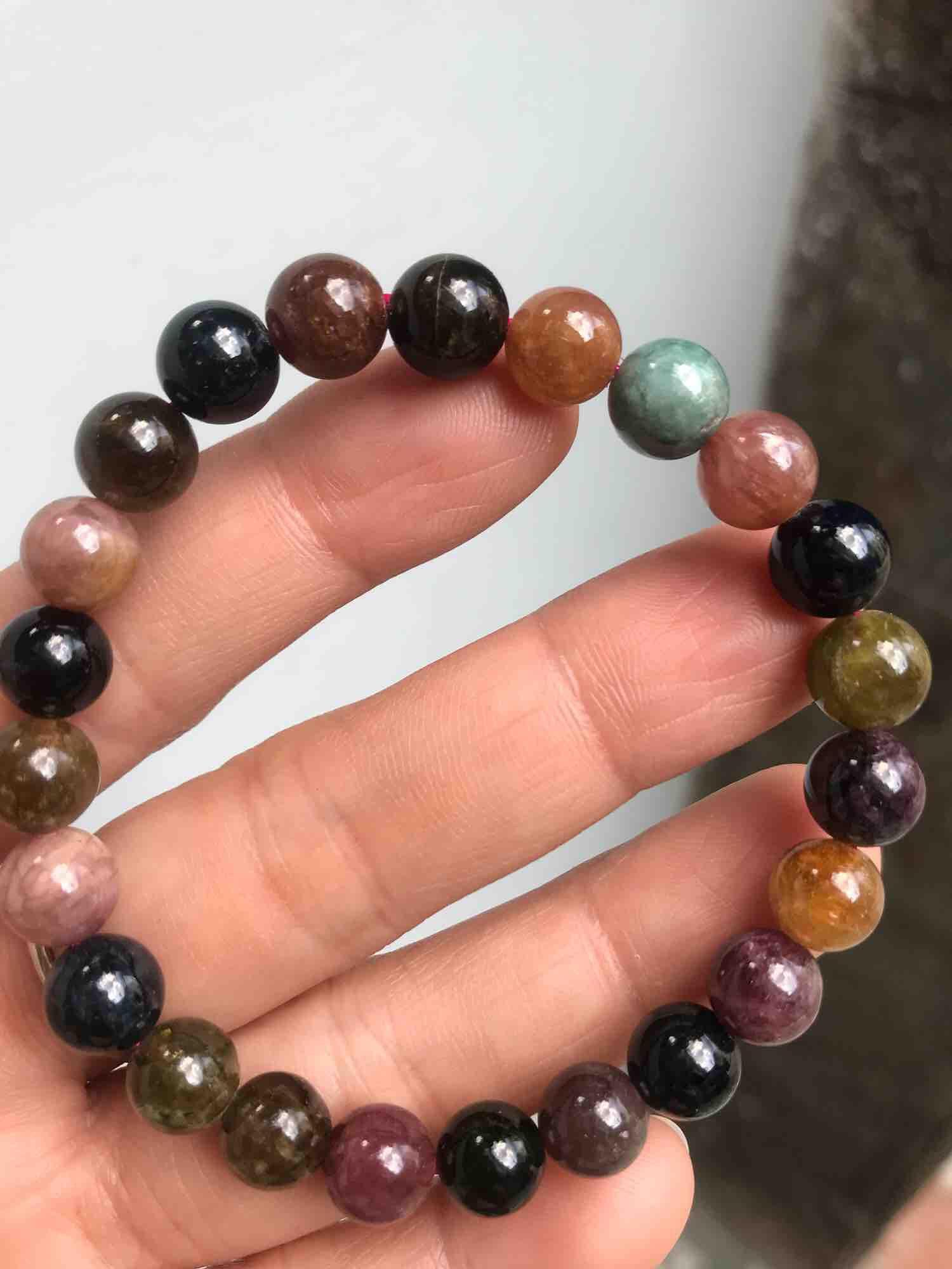 TOURMALINE 8MM NỮ ĐEO ĐÚNG ĐÁ THIÊN NHIÊN TẤT CẢ NỮ ĐEO ĐƯỢC HẾT
