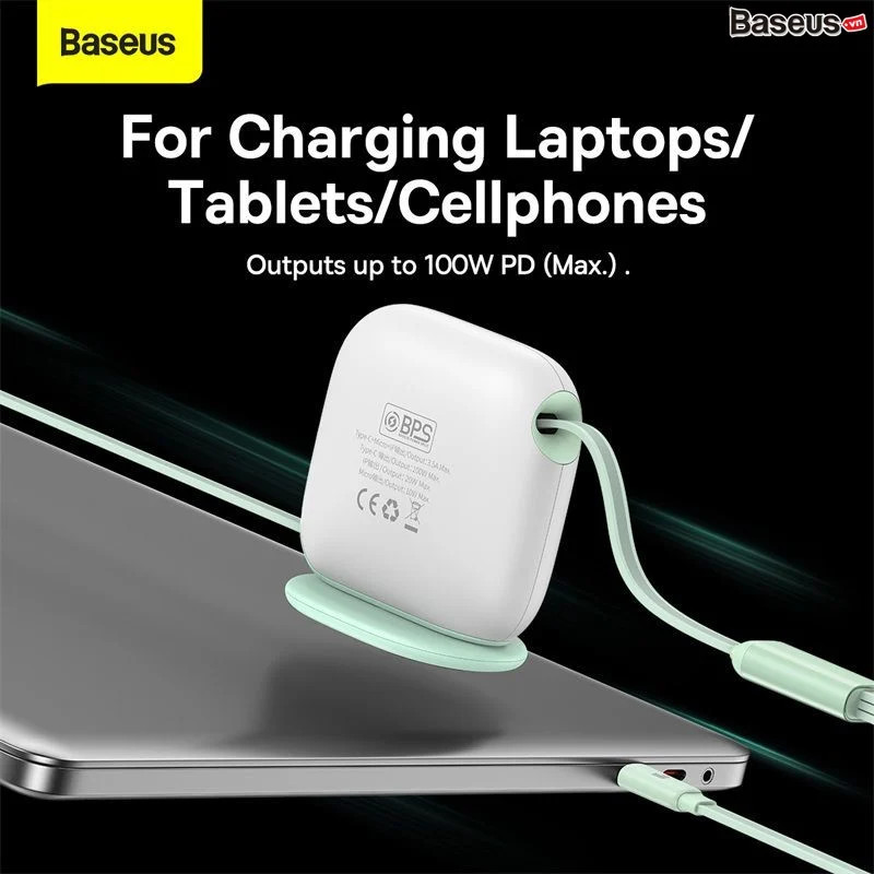 Cáp Sạc Đa Năng Baseus Traction Series Retractable 3-in-1 Fast Charging - HÀNG CHÍNH HÃNG