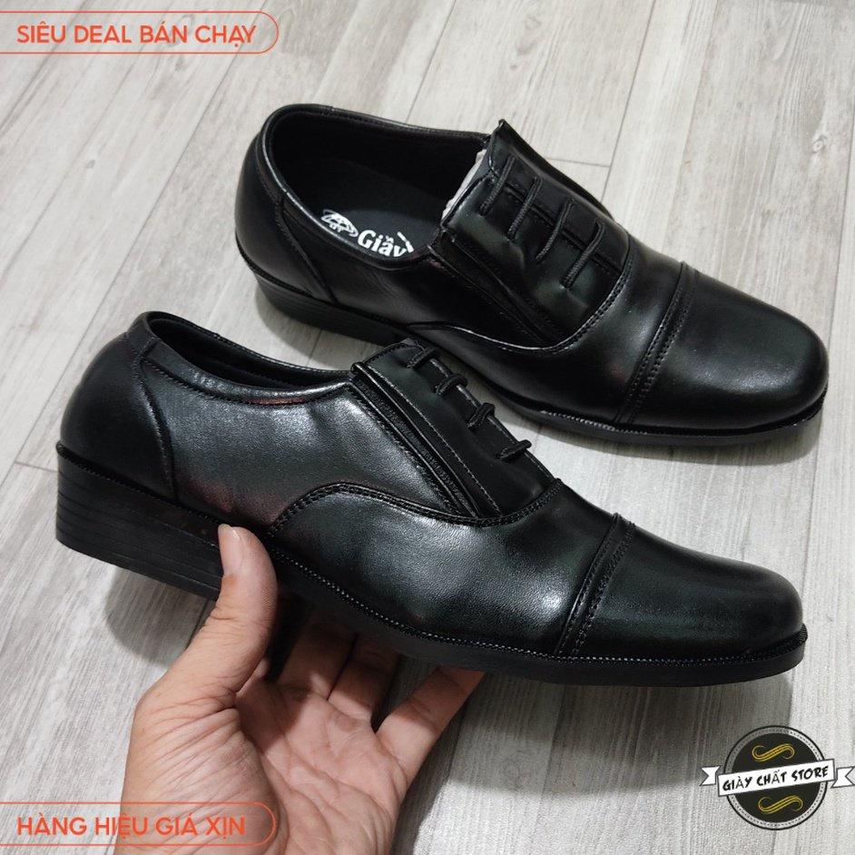 Giày tây nam thời trang kiểu giả dây công sở lịch lãm