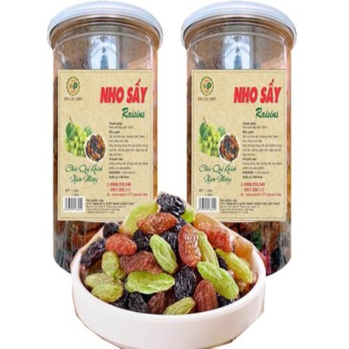 NHO SẤY KHÔ 3 MÀU CHILE TÂN LỘC PHÁT COMBO 1KG - MỖI HŨ 500G