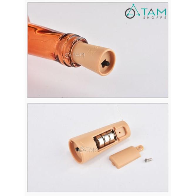 Dây đèn đom đóm nút chai 2m màu vàng ấm