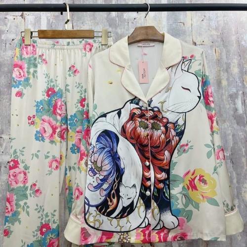 Bộ Lụa Pijama Latin Cao Cấp Áo Dài Quần Dài Hàng Thiết Kế Chuẩn Siêu Rẻ Mềm Mịn