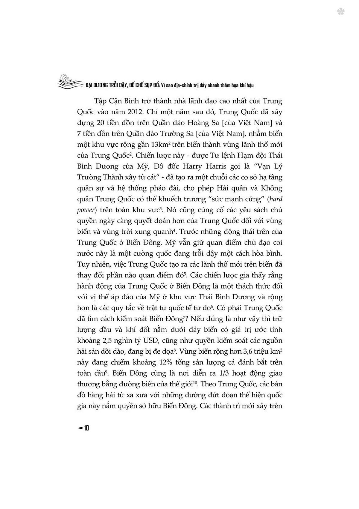 Sách - Đại Dương Trỗi Dậy Đế Chế Sụp Đổ - Vì Sao Địa-Chính Trị Đẩy Nhanh Thảm Họa Khí Hậu?