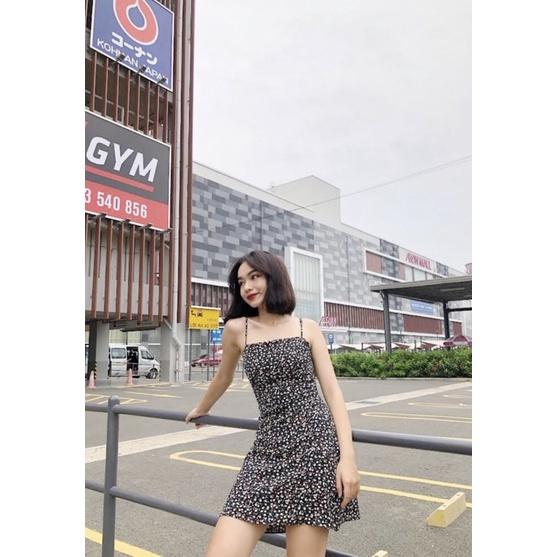 Đầm hoa 2d cúp ngực