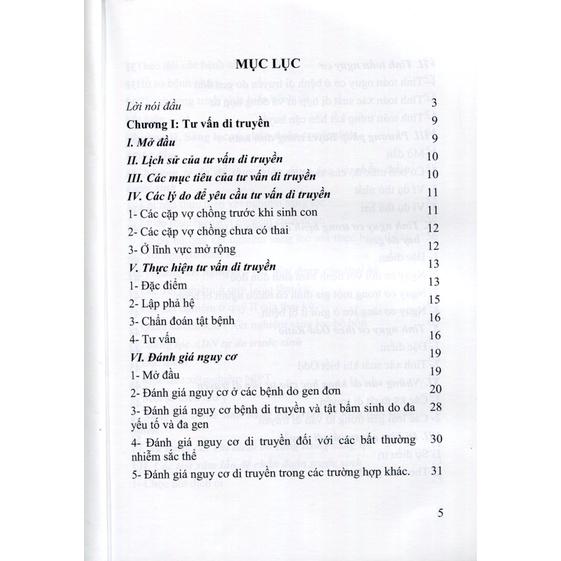 Sách - Tư vấn di truyền và sàng lọc, chẩn đoán trước sinh