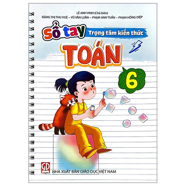 Sách - Sổ Tay Trọng Tâm Kiến Thức Toán 6