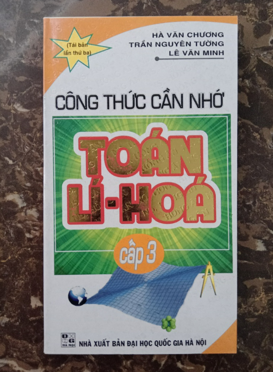 Sách Công Thức Cần Nhớ Toán Lí Hóa Cấp 3