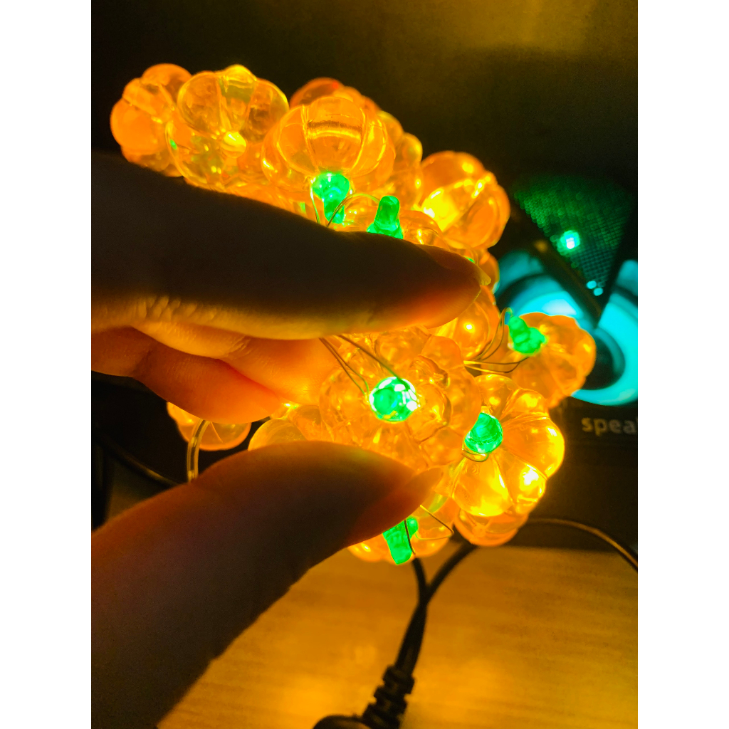 Đèn nháy bí ngô Vân Phương decor trang trí - hàng chính hãng