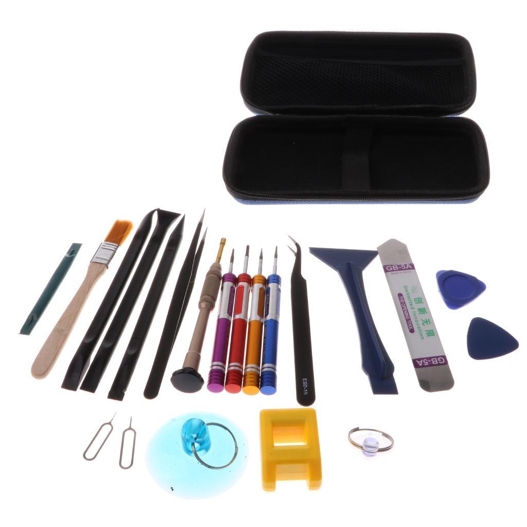 20 Pieces  Spudger Phone Tablet Opening Pry Bar Tool Blue