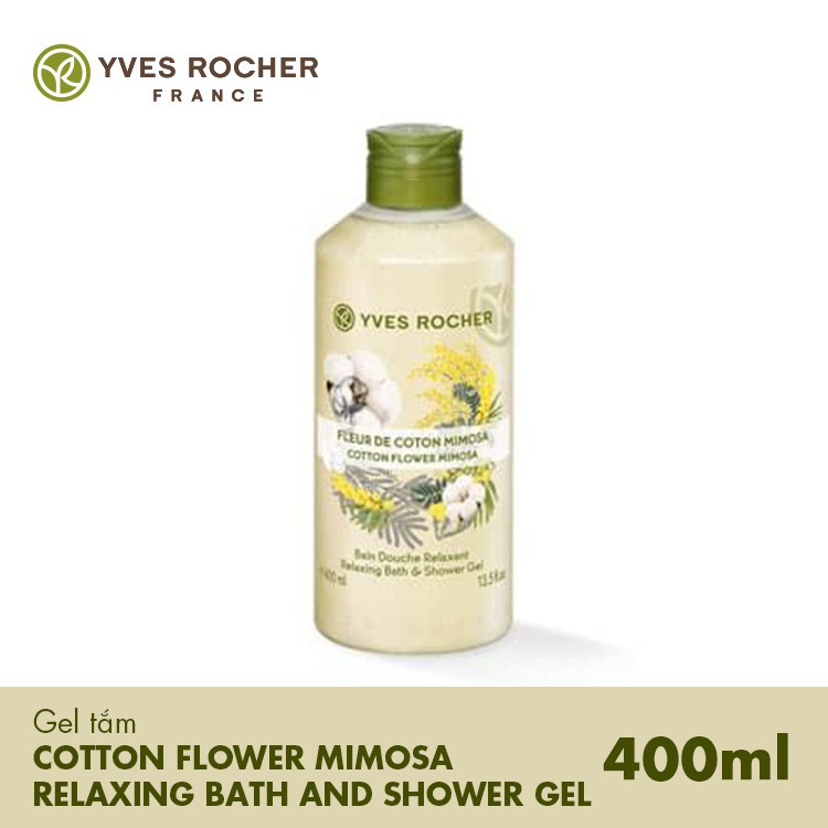 Gel tắm Yves Rocher Relaxing Bath &amp; Shower Gel 400ml