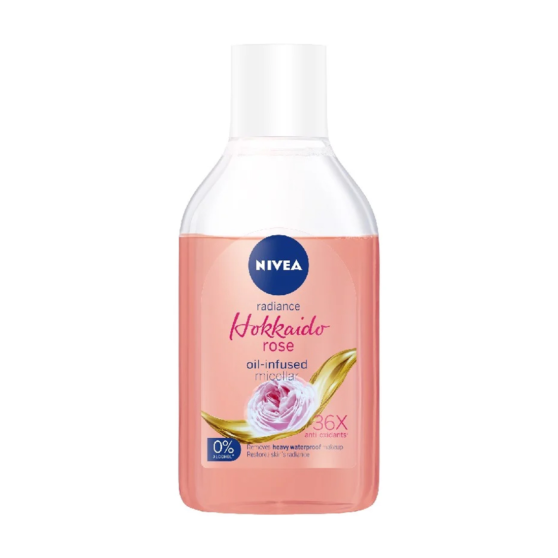 Nước tẩy trang chiết xuất hoa hồng Nivea Hokkaido Rose (Chai 400ml)