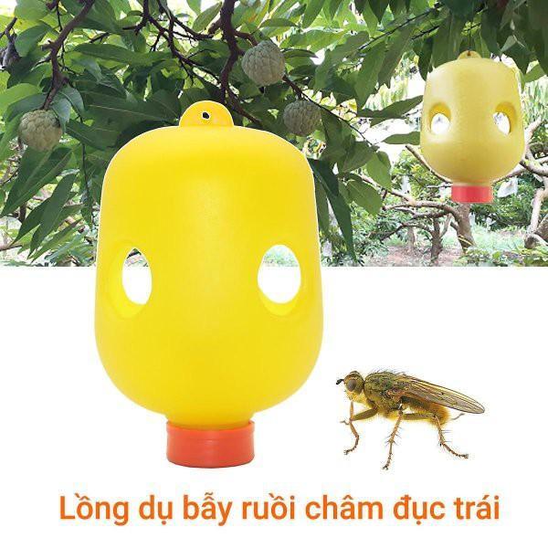 Lồng Bẫy Ruồi Vàng Nhựa Diệt Ruồi Đục Trái -  Hàng Đẹp