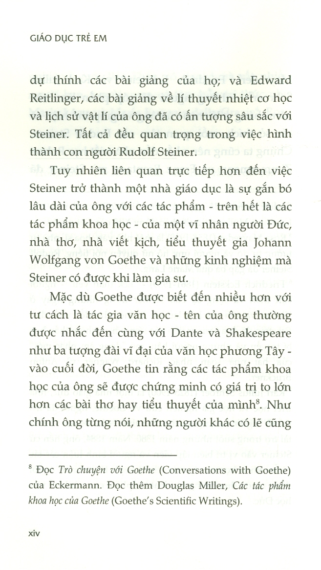 Giáo Dục Trẻ Em - Những Bài Giảng Đầu Tiên Về Giáo Dục - Rudolf Steiner; Nguyễn Hồng dịch (Sách tham khảo, Tái bản lần thứ nhất)