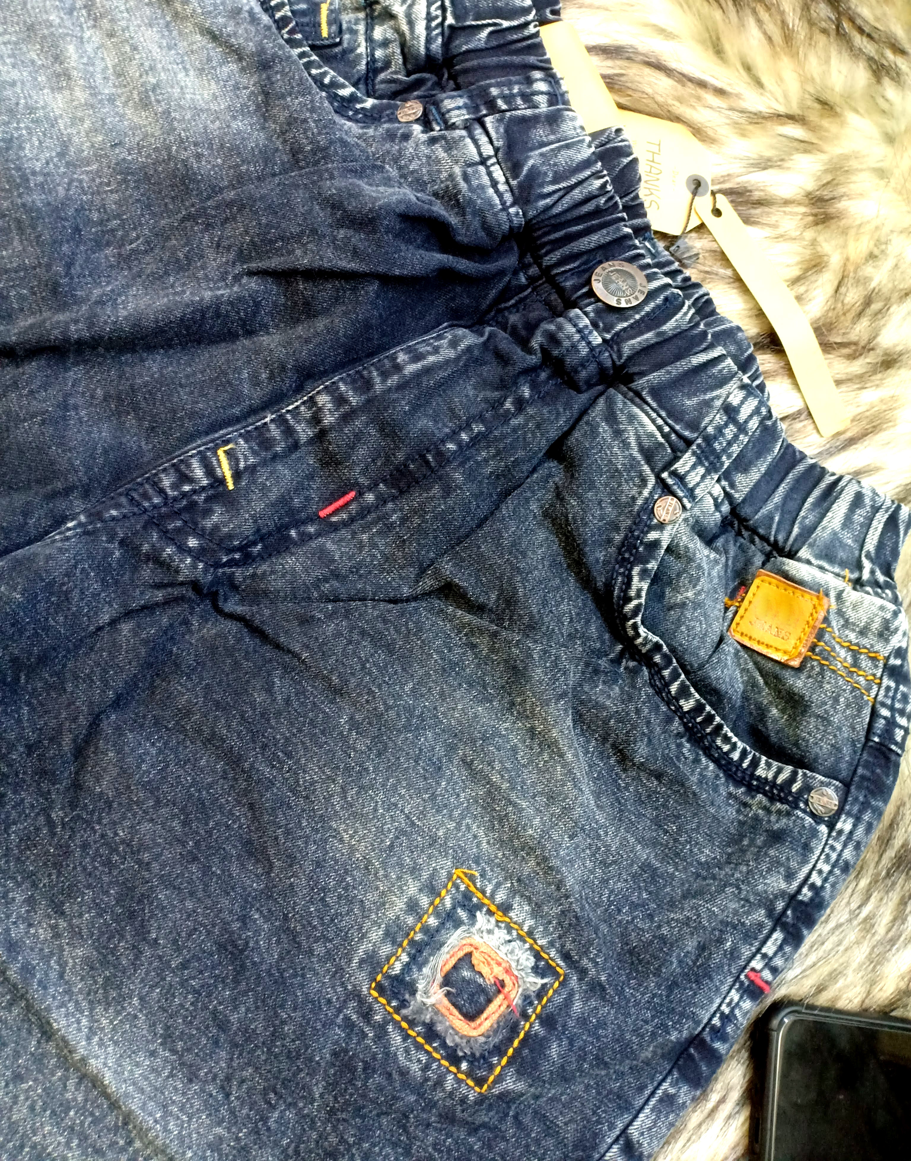 Quần Jeans Cồ khủng cao cấp Đen