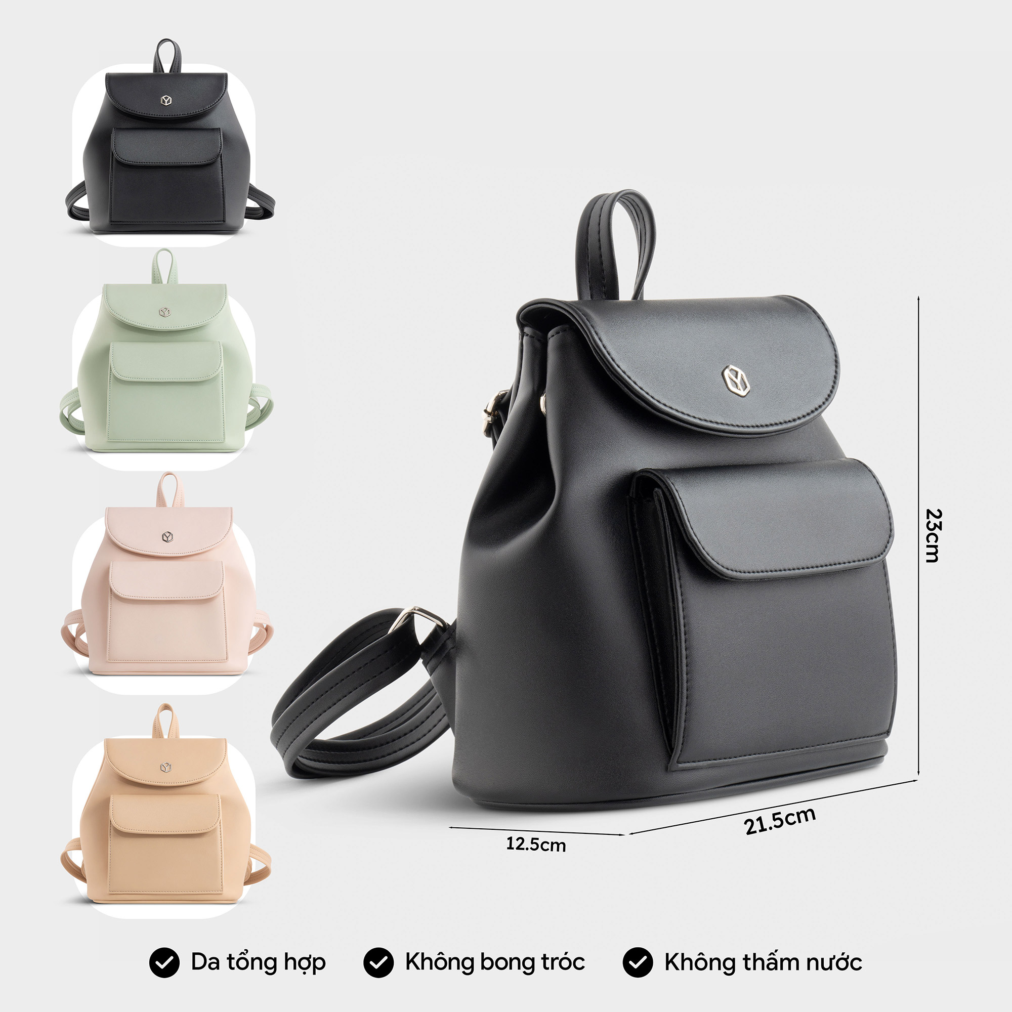 Balo da nữ nắp gập thời trang Yuumy Seasand YBA103