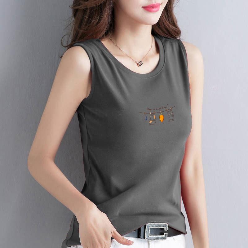 Áo thun 3 lỗ nữ sát nách cotton 100% cao cấp, co giãn thoải mái 4 chiều HAVE A NICE DAY-SALLY-SN107