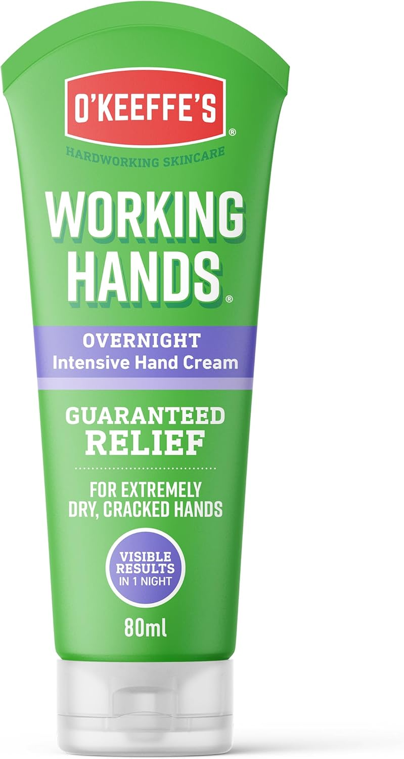 Kem dưỡng phục hồi da tay tổn thương, nứt nẻ, khô ráp O'Keeffe’s Working Hands Overnight Intensive Hand Cream 85g (Bill Anh)