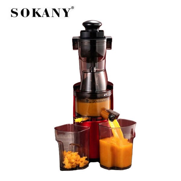 Máy ép chậm SOKANY ép kiệt nước hoa quả, máy làm kem lạnh công suất cực lớn 300W - SK25R  - HÀNG CHÍNH HÃNG - DELIYA