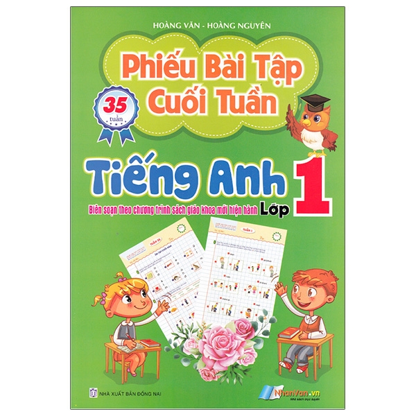 Phiếu Bài Tập Cuối Tuần Môn Tiếng Anh Lớp 1 - 35 Tuần