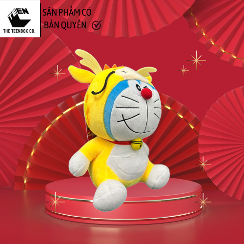 Gấu Bông Doraemon Giáp Thìn 2024, Gấu Bông Chính Hãng, Gấu bông Cao Cấp, Quà Tặng cho người thân, Quà Tặng Tết cao cấp cho bé - Sản phẩm chính hãng, Phân phối bởi Teenbox