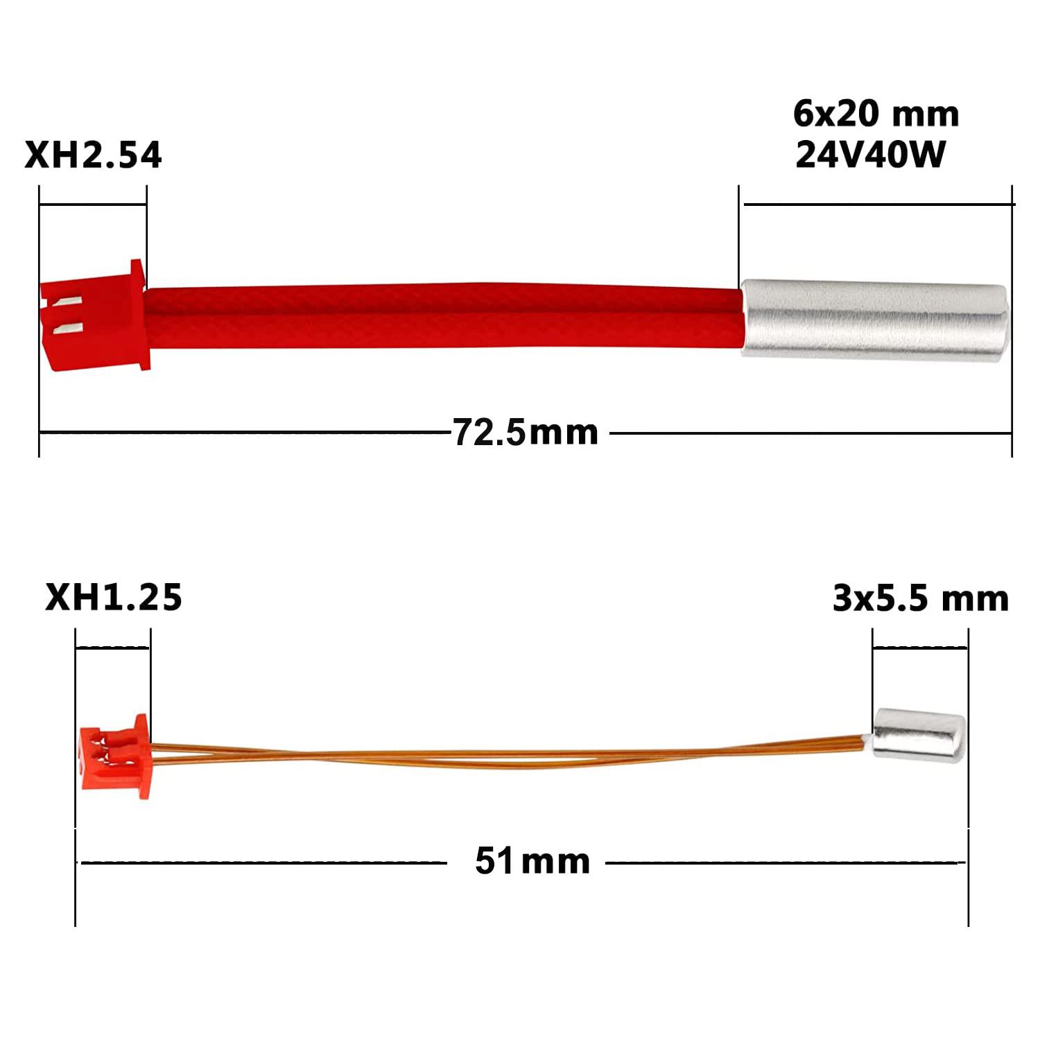 4PCS 100K Cảm biến nhiệt độ nhiệt nhiệt