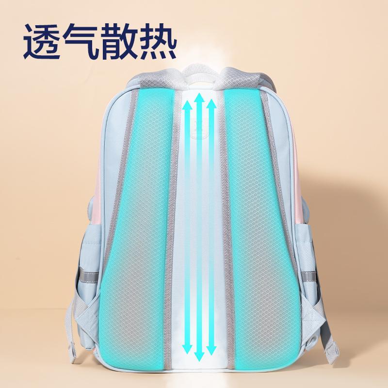[Deli] - Ba Lô Chống Gù Chống Nước - Nhiều Màu (Hồng, Xanh Dương)