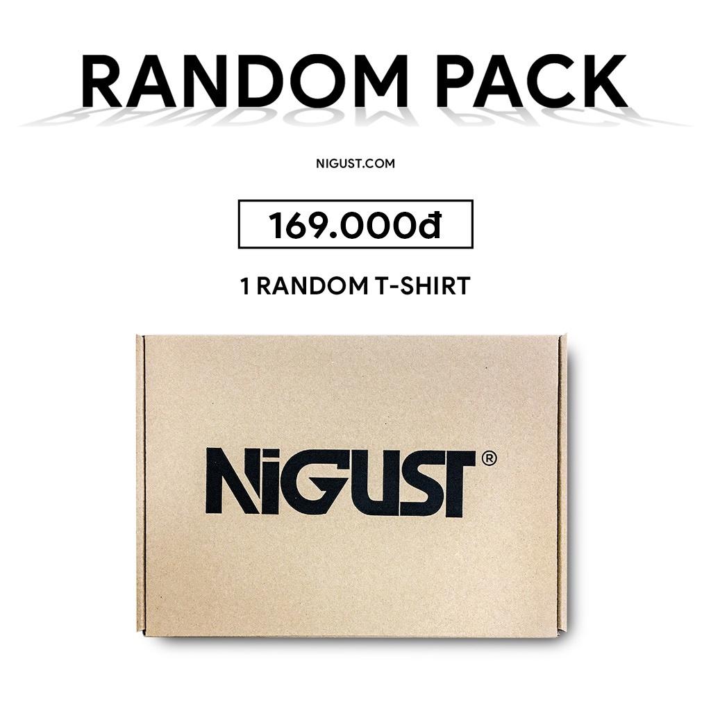 RANDOM PACK T-SHIRT - Áo thun local brand NIGUST form rộng tay lỡ cổ tròn vải cotton cao cấp Fullbox