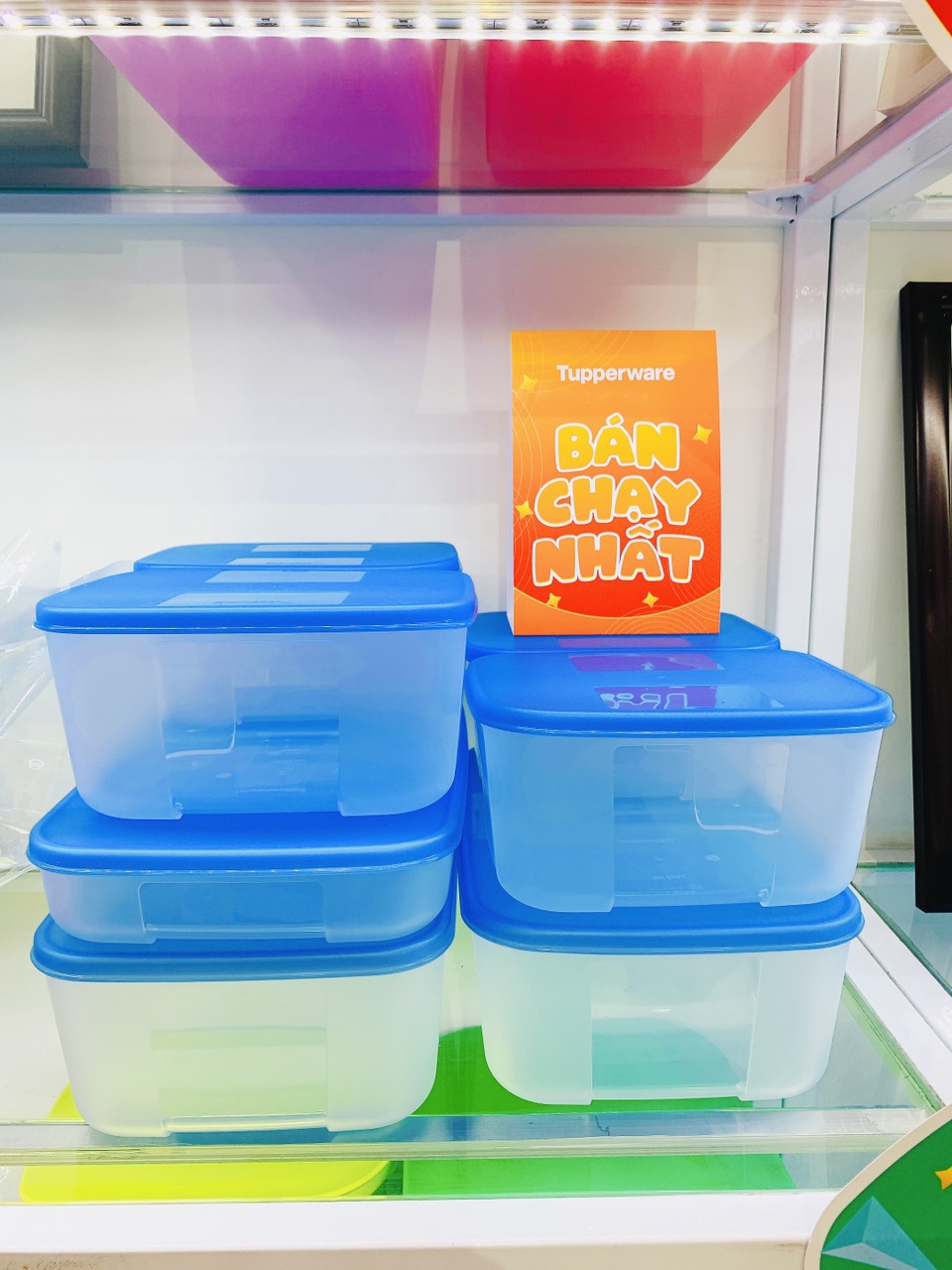 Bộ hộp trữ đông Freezermate Fit Set 7 hộp Tupperware chính hãng