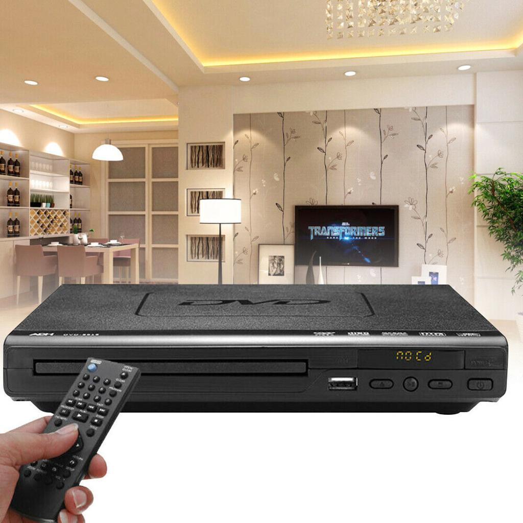 2xHD DVD Player ADH CD VCD Music Disc Upscaling USB Remote 1 inch Screen