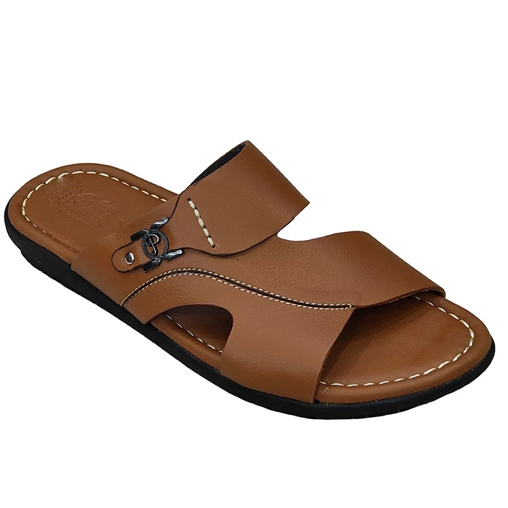 Dép Nam Quai Ngang HA NAM Da Bò Thật Cao Cấp DN2074