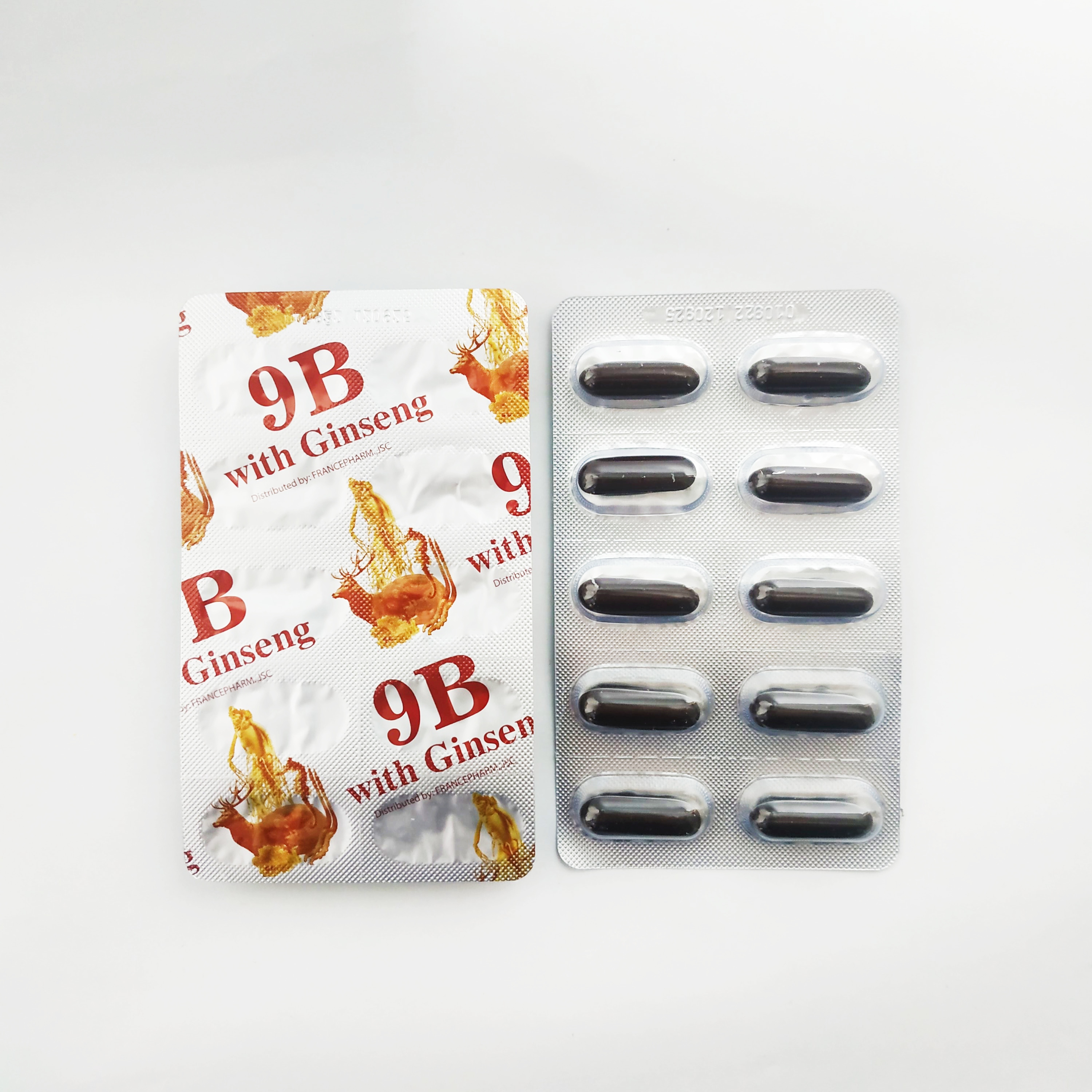 Viên Bổ Nhân Sâm 9B With Ginseng – Bổ Sung Các Vitamin Nhóm B, Bồi Bổ Cơ Thể, Nâng Cao Thể Lực Và Trí Lực - Hộp 100 Viên